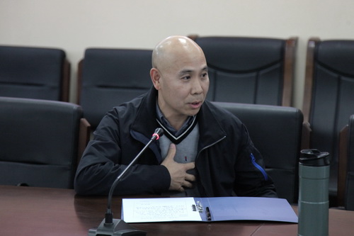 14全讯白菜策略京剧系教师张晓波发言_调整大小