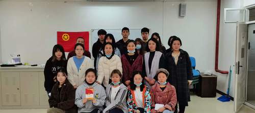 25.舞美系宣誓大会合影