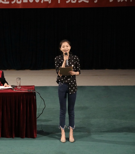 5.团委负责人唐晶晶讲话