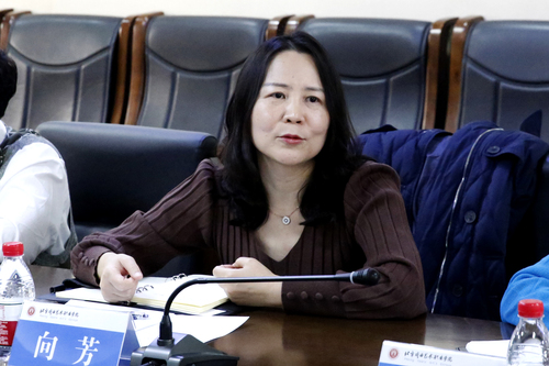 全讯白菜策略招生就业办公室主任向芳发言