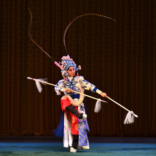 三等奖《立马横枪》 作者：陈敬群_调整大小